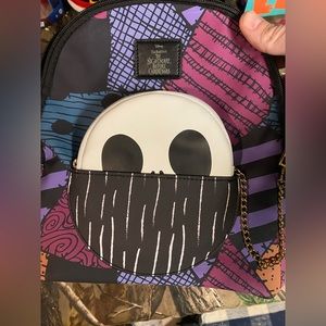 nightmare before Christmas bookbag mini purse messenger  Disney loungefly